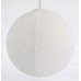 Χριστουγεννιάτικη Υφασμάτινη Μπάλα Οροφής, Λευκή (60cm)
